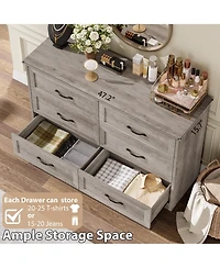 Gaomon Dresser for Bedroom with 6 Drawers