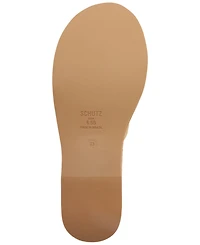 Schutz Women's Dalle Studs Slip-On Wedge Sandals