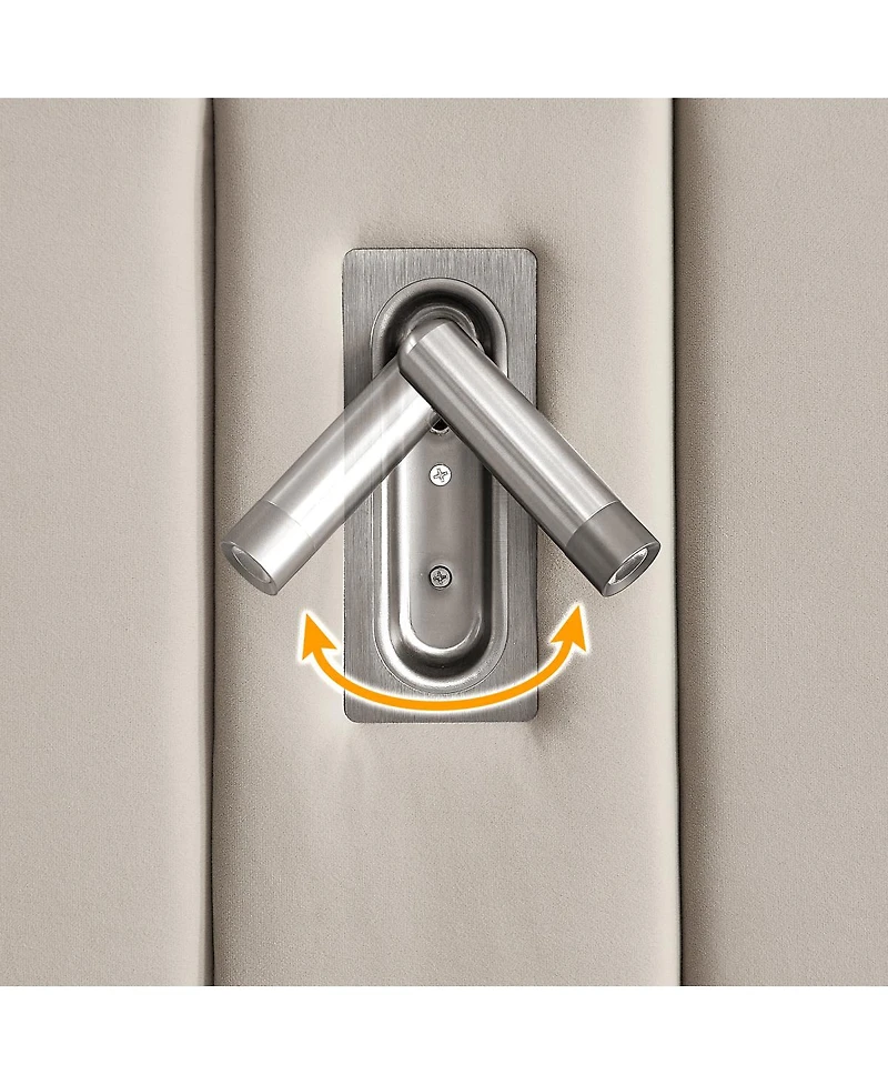 Streamdale Furniture King Size Velvet Upholstered Bed Frame with Vertical Stripe Design