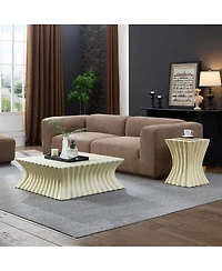 Streamdale Furniture Vintage Fiberglass Coffee Table Set