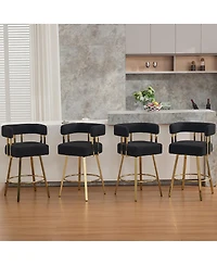 Streamdale Furniture Modern decorative chair with gold metal legs