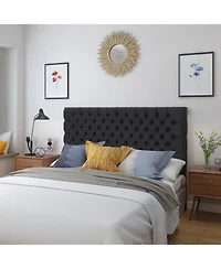 Streamdale Furniture Bierman Headboard Contemporary Style, Plush Upholstery