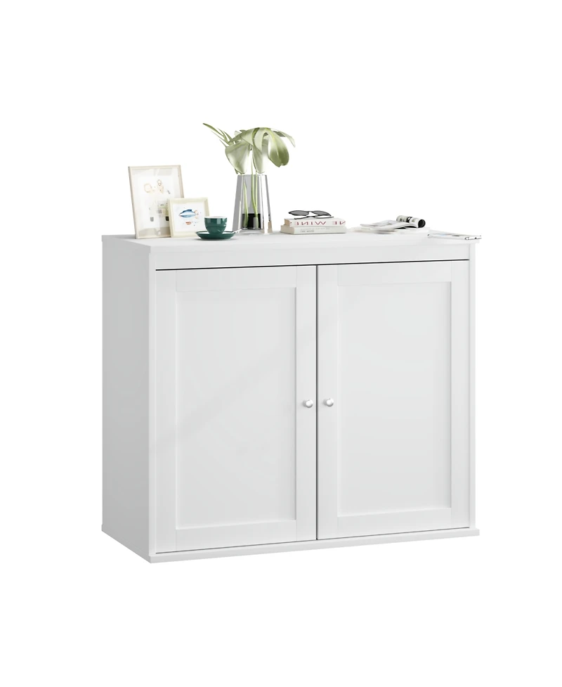 Streamdale Furniture Kitchen Storage Cabinet with Double Doors & Adjustable Shelves