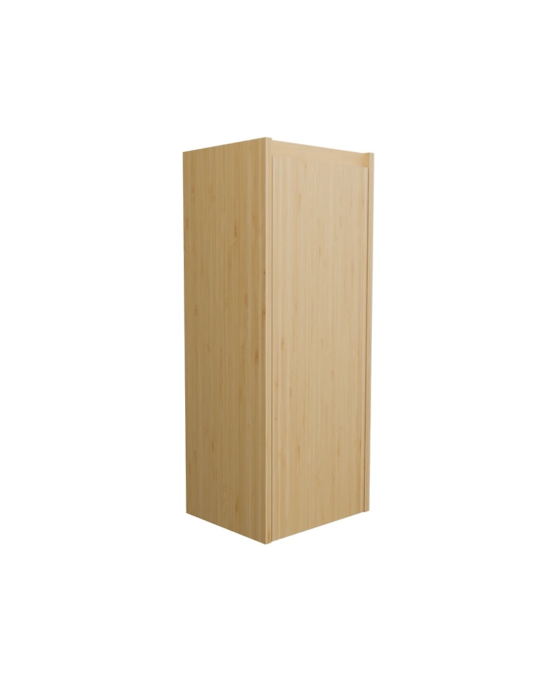 Streamdale Furniture Bamboo side pressing process large capacity wall cabinet
