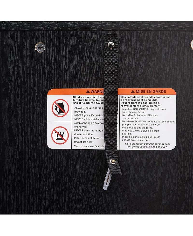 Streamdale Furniture 4-Tier 72" Corner Kitchen Pantry Storage Cabinet with 8 Doors Blk