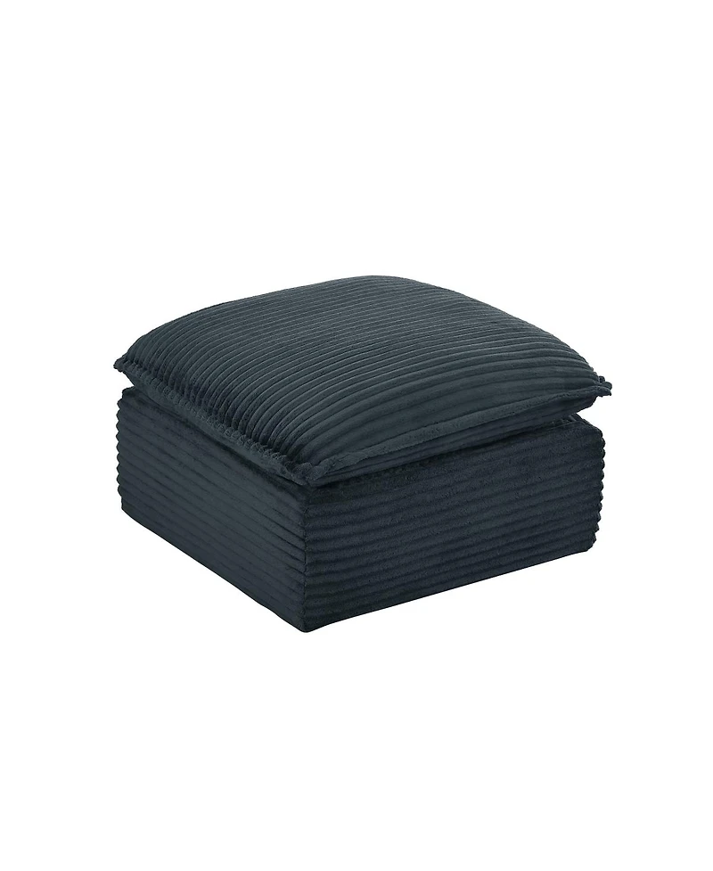 Streamdale Furniture Cloud Sectional Couches for Living Room, Convertible L-Shape Couch with Ottoman