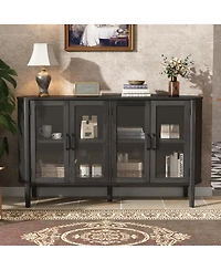 Streamdale Furniture Stylish 34-door large storage cabinet for entrance, living, dining rooms