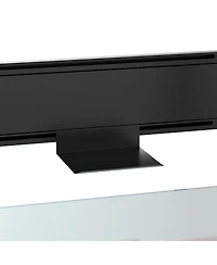 Streamdale Furniture 4-Tier Glass Display Shelf with Rgb Lights & Adjustable Storage