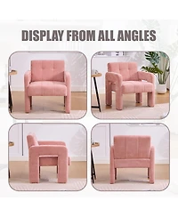 Streamdale Furniture Modern Minimalist Single Armchair for Living Room, Bedroom, Office.