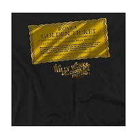 Willy Wonka & The Chocolate Factory Men's And Golden Ticket T Shirt
