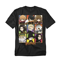 Harry Potter Men's Anime Squares T Shirt