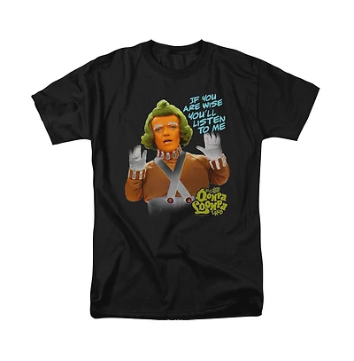 Willy Wonka & The Chocolate Factory Men's Oompa Loompa Listen T Shirt