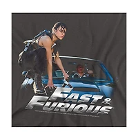 Fast & Furious Men's Muscle Car Splatter T Shirt
