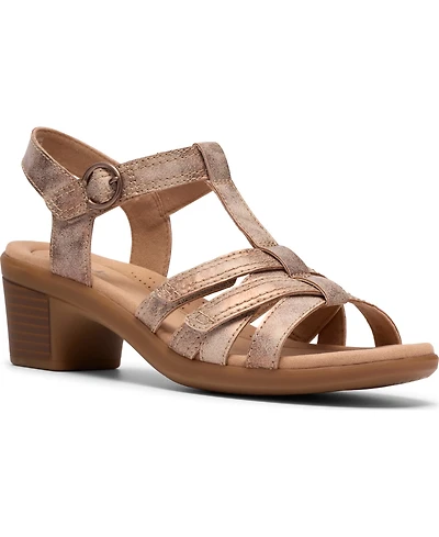 Clarks Women's Emily2 Rose Round Toe Sandals