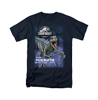 Jurassic Park Men's World Velociraptor T Shirt