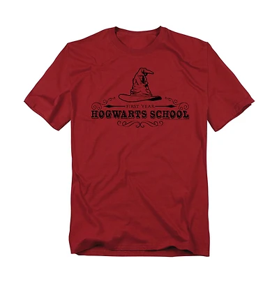 Harry Potter Men's First Year Hogwarts School T Shirt