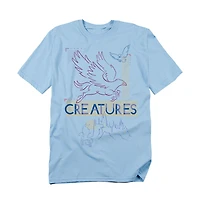 Harry Potter Men's Magical Creatures Line Drawings T Shirt
