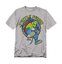 Teenage Mutant Ninja Turtles Men's Out Of The Shadows Leonardo Turtle Power T Shirt