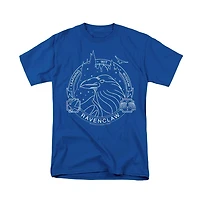 Harry Potter Men's Ravenclaw Line Art Badge T Shirt