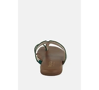 Mila Womens Toe Ring Thong Slip On flats