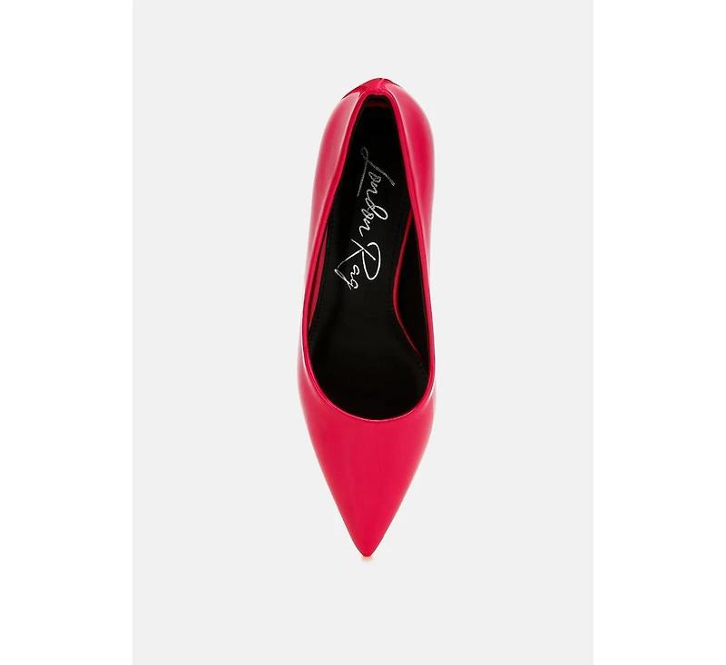 London Rag Calla Pointed Toe Fantasy Heel Pumps
