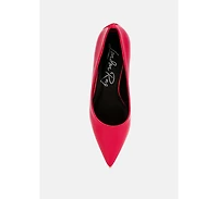 London Rag Calla Pointed Toe Fantasy Heel Pumps