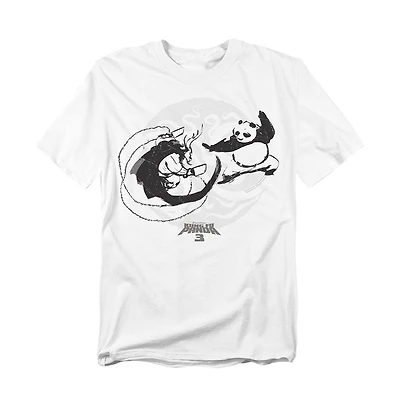 Kung Fu Panda Men's Face Off T Shirt