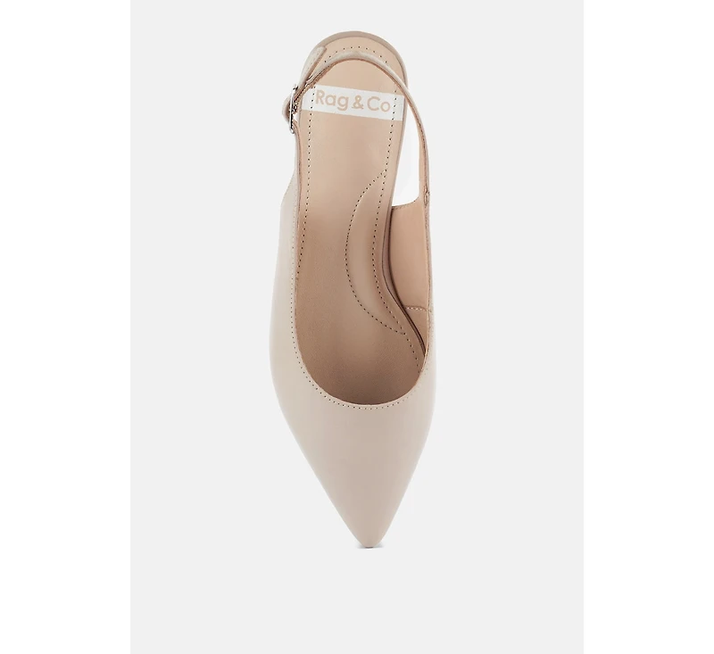 Hocane Real Suede Leather Slingback Sandals