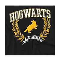 Harry Potter Men's Hufflepuff Hogwarts Leaves T Shirt