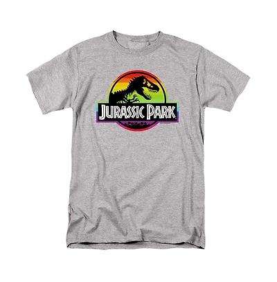 Jurassic Park Men's Rainbow Logo T Shirt
