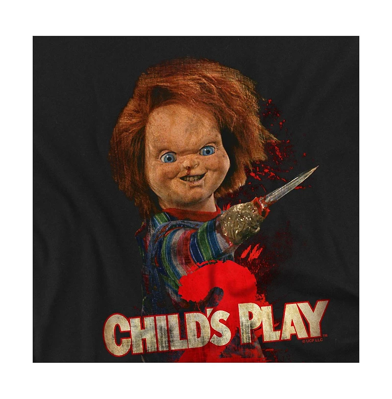 Logovision Men's Childs Play 2 Heres Chucky T Shirt