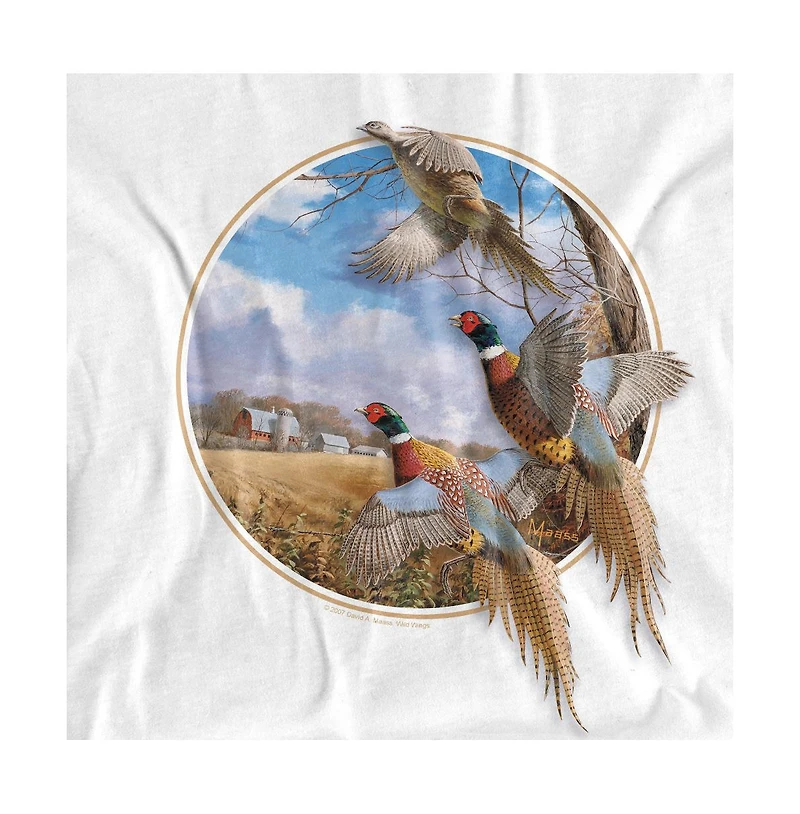 Wild Wings Men's Wildlife October Memories Pheasants T Shirt