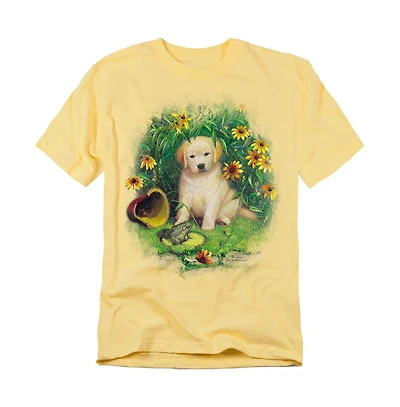 Wild Wings Men's Wildlife A Prince Perhaps Yellow Lab T Shirt