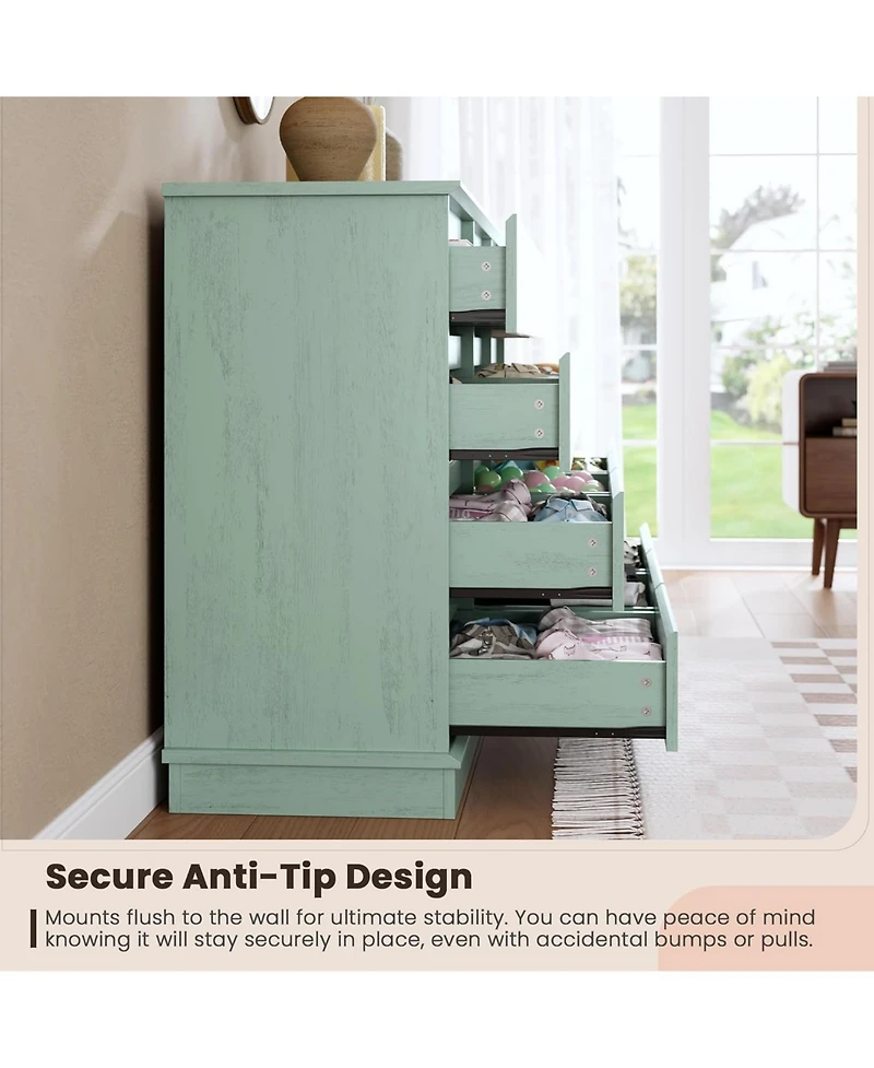 gaomon 12-Drawer Dresser for Bedroom, Large Double Chest of Drawers with Deep Storage & Wide Top