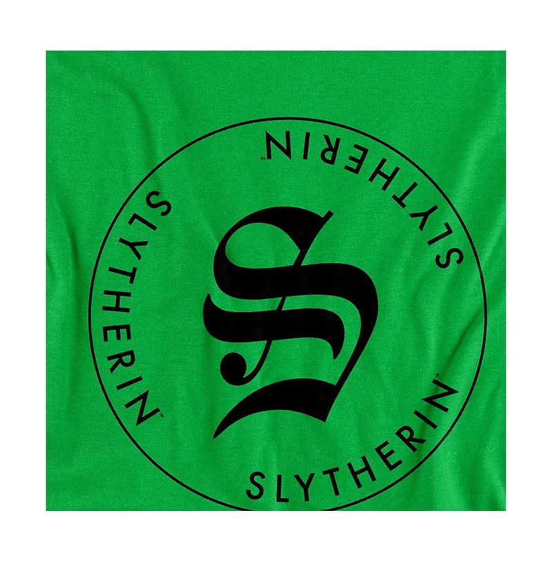 Harry Potter Men's Slytherin Letter S T Shirt