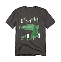 Harry Potter Men's Slytherin Textured Snake Headshot T Shirt