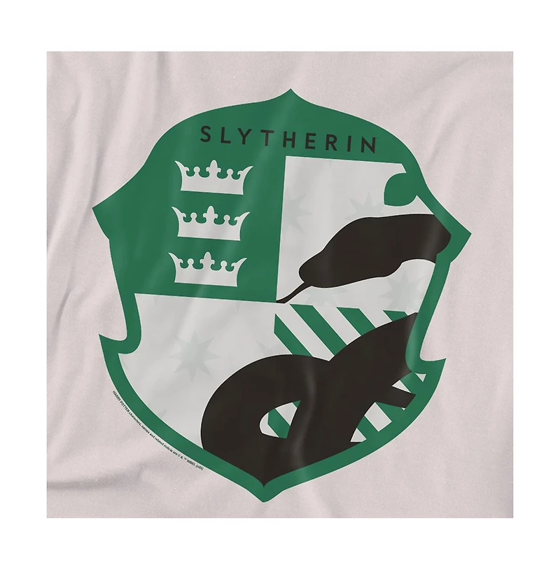 Harry Potter Men's Slytherin Four Square Shield Crest T Shirt