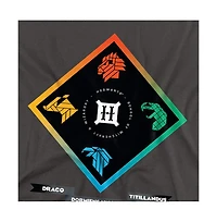 Harry Potter Men's Hogwarts Diamond Crest Wlatin T Shirt