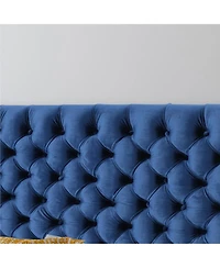 Streamdale Furniture Bierman Adjustable Diamond-Stitched Upholstered Headboard