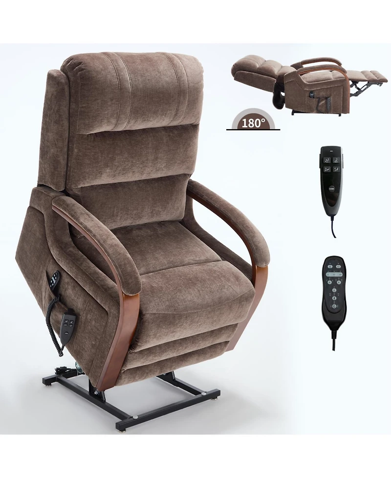 Streamdale Furniture Power Lift Recliner Chair with Heat & Massage