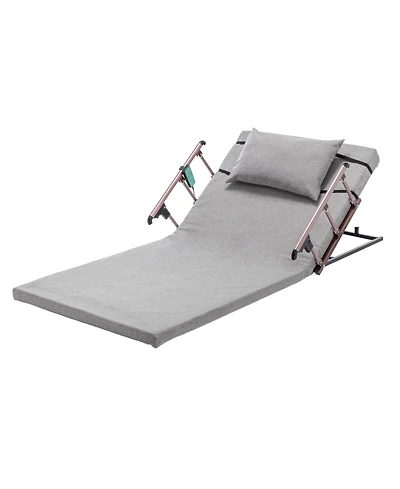 Streamdale Furniture Adjustable Bed Backrest w/ Safety Rails, Remote, for Elderly/Patients
