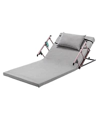 Streamdale Furniture Adjustable Bed Backrest w/ Safety Rails, Remote, for Elderly/Patients
