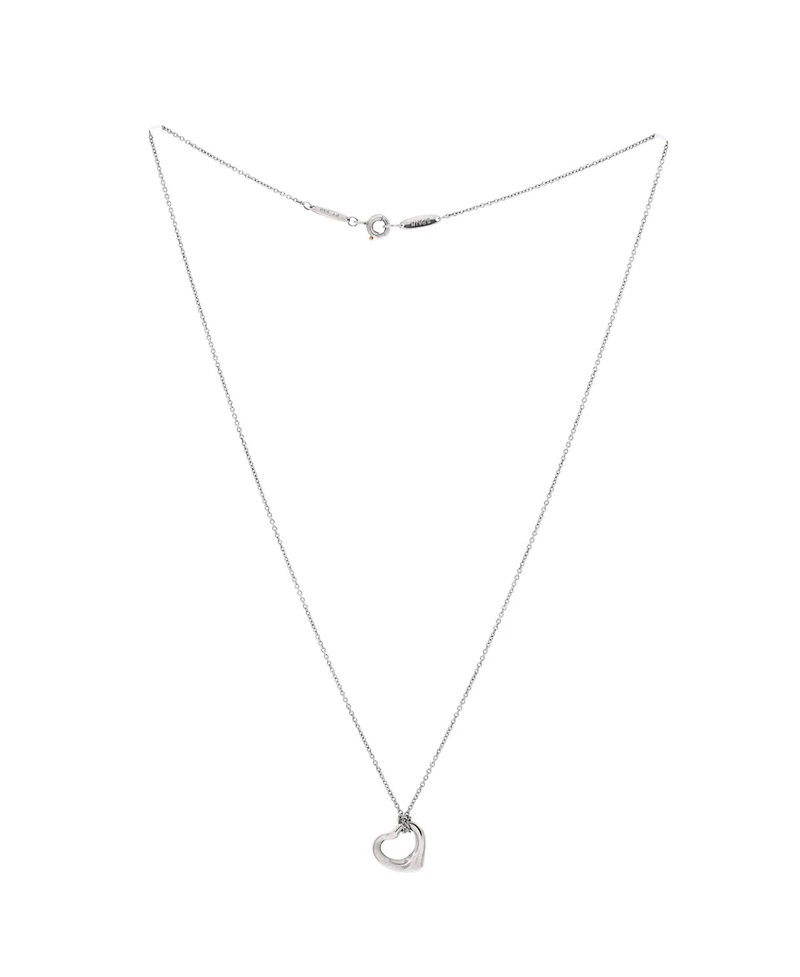 Pre-Owned Tiffany & Co Elsa Peretti Open Heart Pendant Necklace