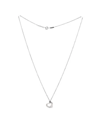 Pre-Owned Tiffany & Co Elsa Peretti Open Heart Pendant Necklace