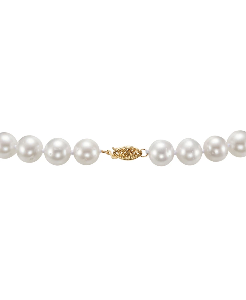 Macy's Graduated Freshwater Pearl Necklace in 14k Yellow Gold