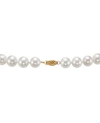 Macy's Graduated Freshwater Pearl Necklace in 14k Yellow Gold