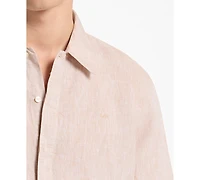 Michael Kors Men's Point Collar Linen Shirt