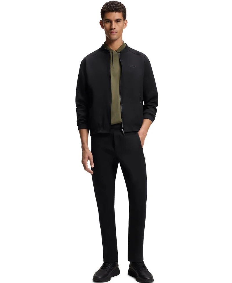 Boss x Porsche Men's Embossed Artwork Zip-Up Sweatshirt