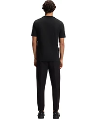 Boss by Hugo Men's Contrast Stripe Cotton T-Shirt