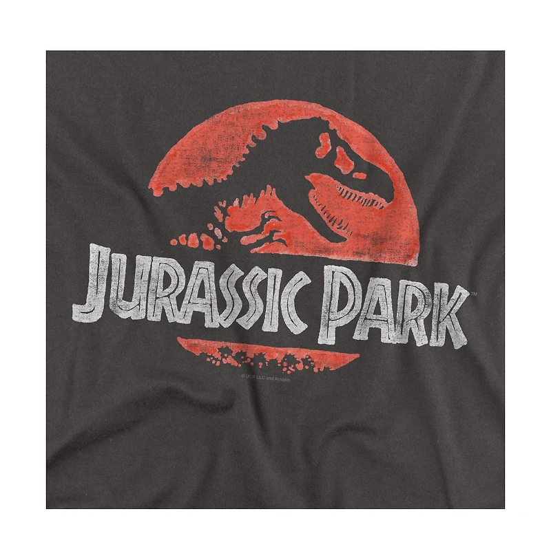 Jurassic Park Men's Faded Logo T Shirt